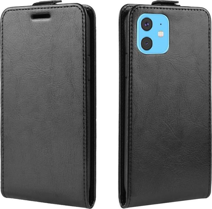 Actual product image Cover-Discount Leather flip case with photo pocket vertical (Apple iPhone 11)