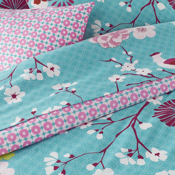 Actual product image La Redoute Interieurs Miss China Bleu (140 x 190 cm)
