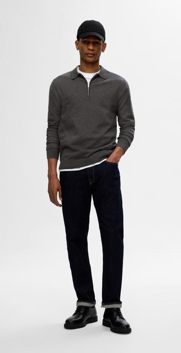 Produktbild Selected Homme Strick Langarm-Poloshirt (L)