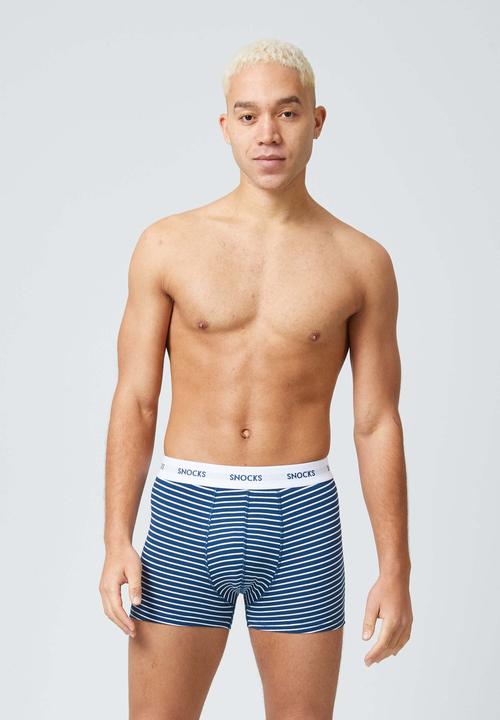 Produktbild Snocks Boxershorts mit Streifen (S, 6er Pack)
