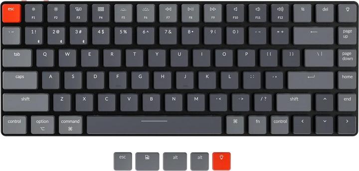 Image du produit Keychron K3 (CH, Filaire, Sans fil)