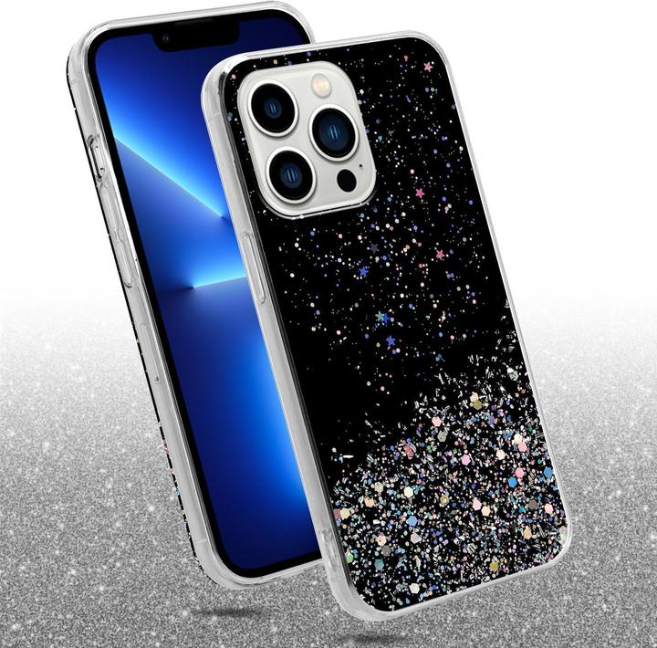 Produktbild Cadorabo TPU Cover funkelnder Glitter (Apple iPhone 13 Pro)