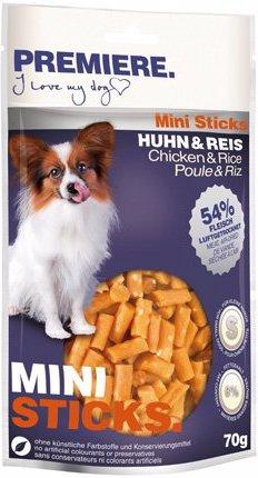 Produktbild Premiere Best Meat Snack - Mini Sticks - Huhn/Reis (Adult, 70 g)