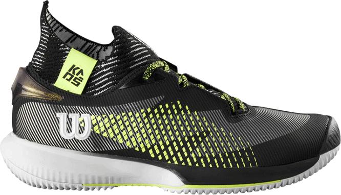 Actual product image Wilson Kaos Rapide Sft Ac Black/Yellow (46 2/3)