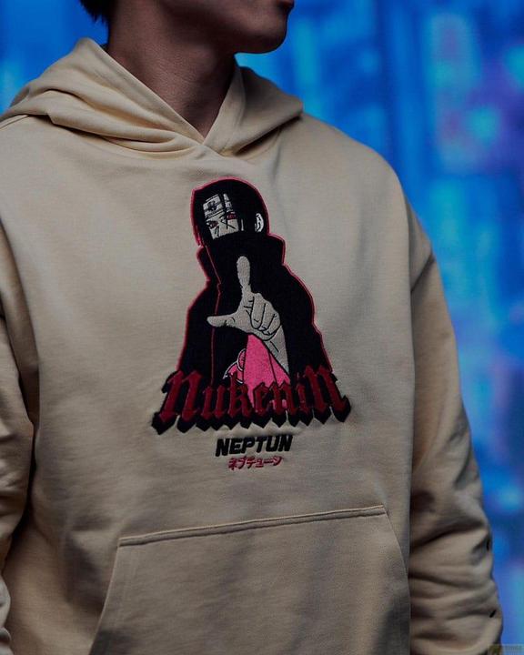 Image du produit Naruto Shippuden sweat à capuche Graphic Beige (S) (S)