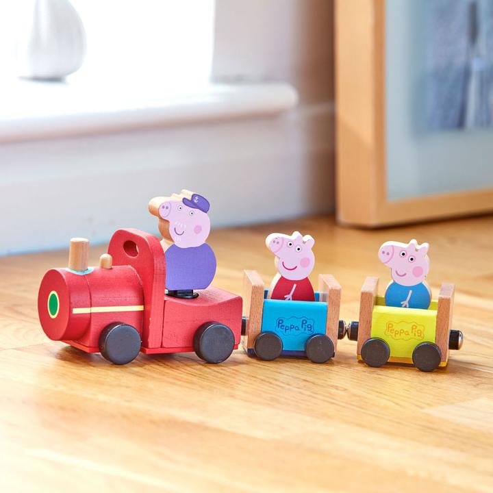 Image du produit Proxy Peppa Pig - Train et figurine en bois (20-00111)