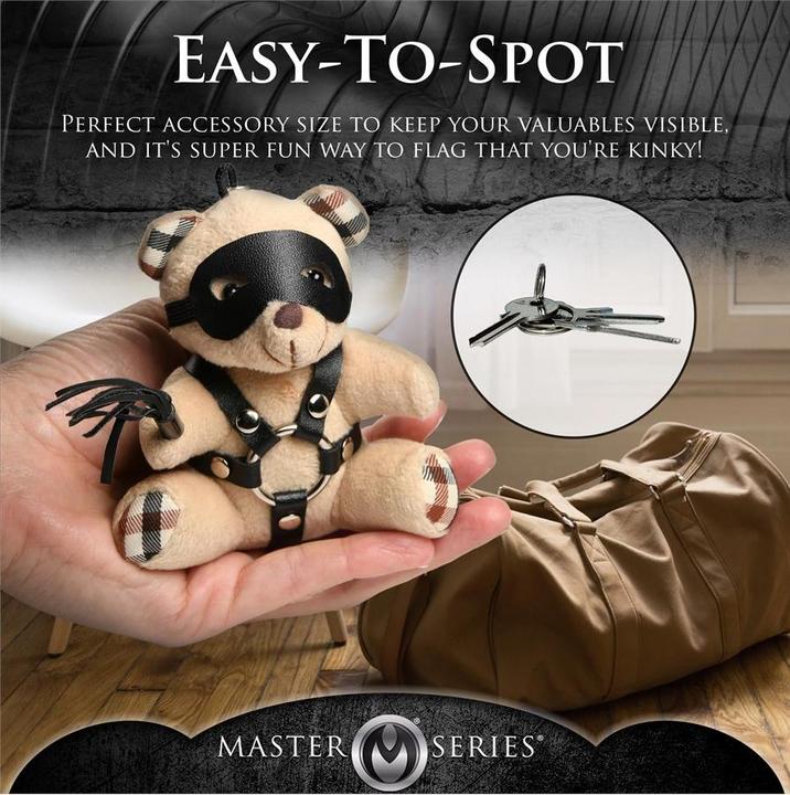 Produktbild Master Series Geknebelter Teddybär Schlüsselanhänger