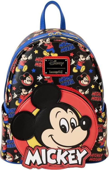 Actual product image Loungefly Disney by Mini Backpack Mickey & Minnie Classic