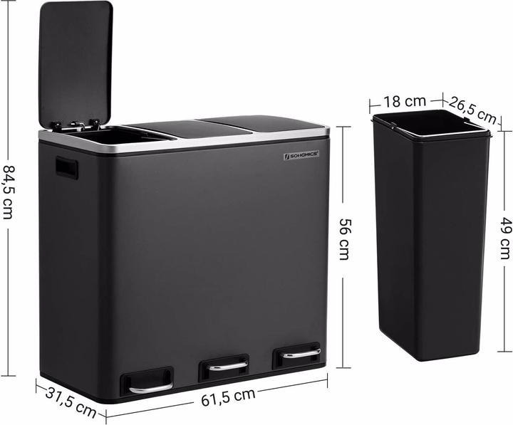 Image du produit Songmics Rubbi (18 l)