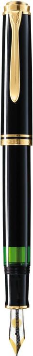 Image du produit Pelikan Stylo Plume M600 Noir F Etui (Noir/Or, 1 x)