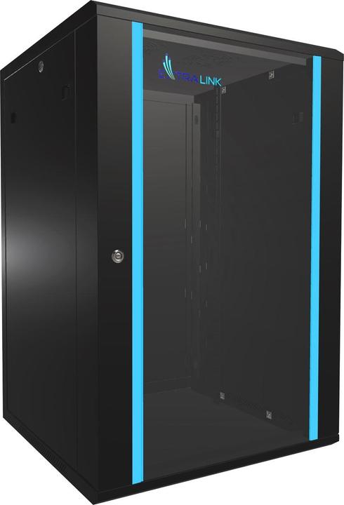 Produktbild Extralink 18U 600mm rack cabinet black (18 HE, 19 Zoll Rack)