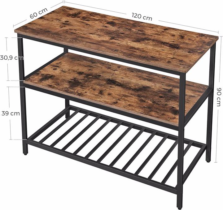 Produktbild Vasagle Küchenregal (120 x 60 x 90 cm)
