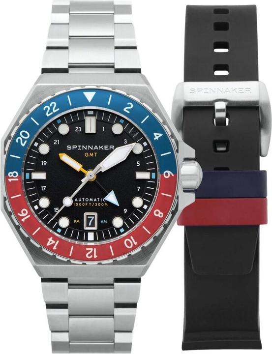 Immagine prodotto Spinnaker SP-5119-44 Orologio Dumas Automatic GMT Uomo 44mm 30ATM (Orologio sub, 44 mm)