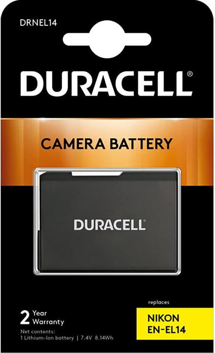 Actual product image Duracell Lithium-ion battery EN-EL14, 950mAh (Rechargeable battery)