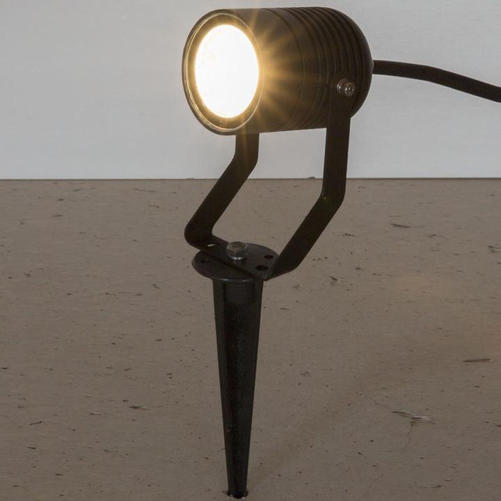 Actual product image Heitronic LED outdoor spotlight PASAS ground spike LED, 6W, IP65 (410 lm, GU10, IP65)