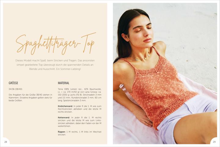 Actual product image Süsse Sommer-Tops stricken (German, 2023)