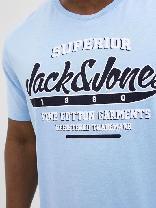 Produktbild Jack & Jones Jjelogo Tee Ss O-Neck 2 Col Aw24 S Pls (5XL)