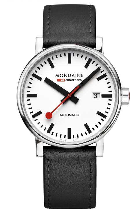 Actual product image Mondaine Evo2 - Automatic (Analogue wristwatch, Swiss made, 40 mm)
