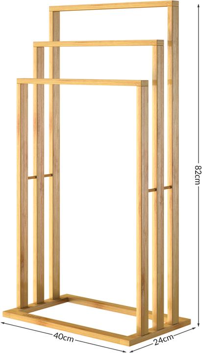 Actual product image Casaria Towel Holder, No Drilling