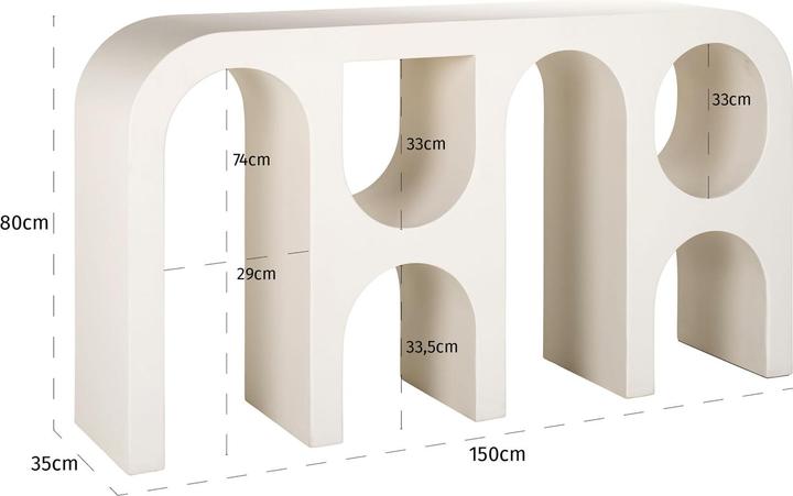 Produktbild Richmond Interiors Bloomstone (150 x 35 x 80 cm)