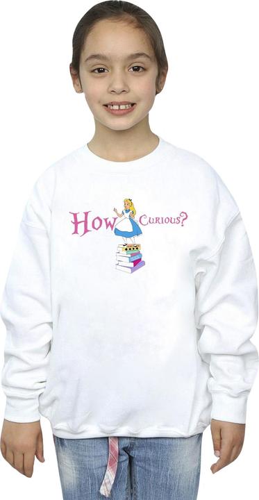 Image du produit Disney Sweatshirt fille Alice In Wonderland How Curious (140, 146)
