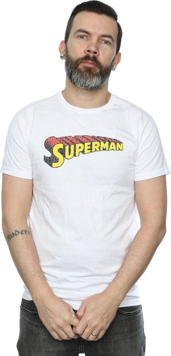 Immagine prodotto Superman Telescopic Crackle Logo Maglietta Uomo (3XL)
