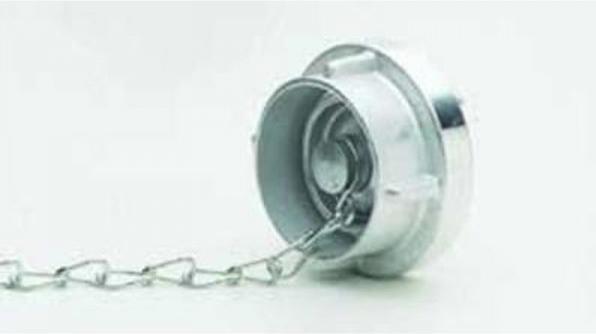 Actual product image Rotek - Blindkupplung Storz A, 4 Zoll mit Kette (101.60 mm)