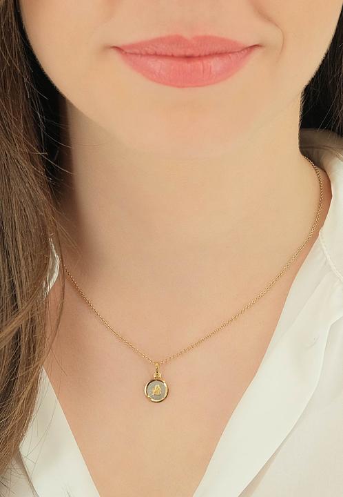 Image du produit Muau Pendant guardian angel yellow gold 750, 16x10mm (Or jaune 750/18K)
