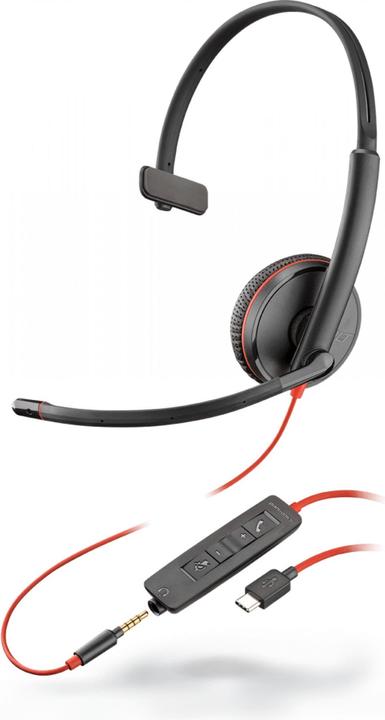Actual product image Poly BLACKWIRE C3215 USB-C (Cable, USB-C)