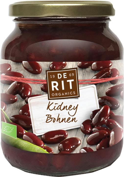 Actual product image De Rit Kidney beans in jar organic (350 g)