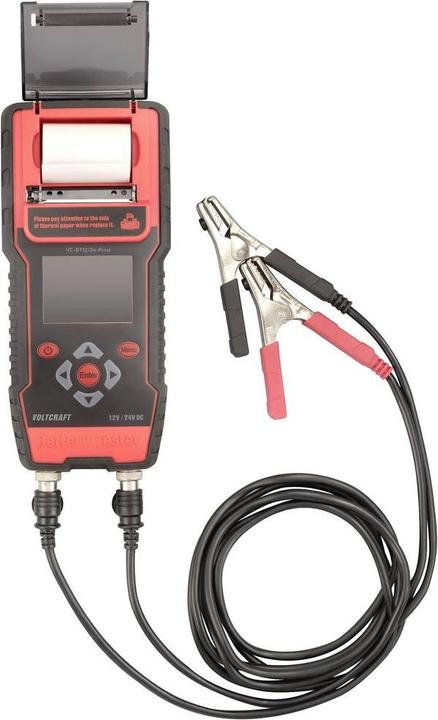 Voltcraft VC-BT12/24-Print Kfz-Batterietester 12 V, 24V Batterieprüfung 243mm x 110mm x 59mm