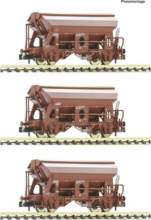 Produktbild Fleischmann 830358 N 3er Set Schwenkdachwagen der DB AG (Spur N)