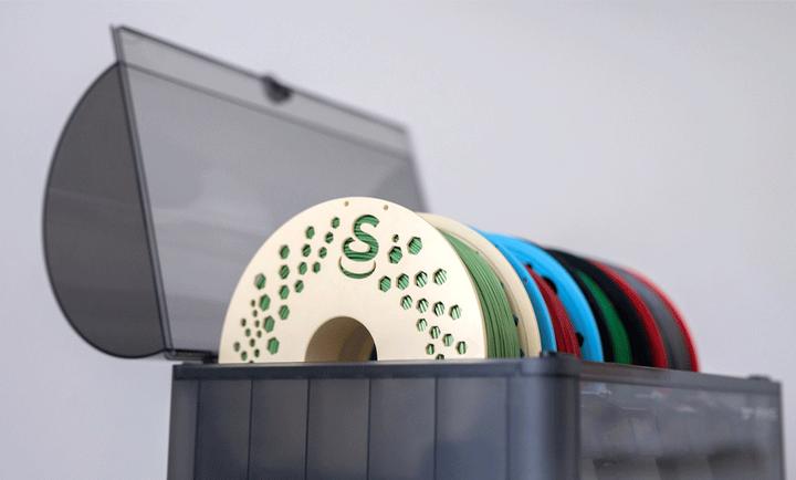 Image du produit Filament PLA High Speed Recharge Noir 1kg 1.75mm (PLA, 1.75 mm, 1000 g, Noir)
