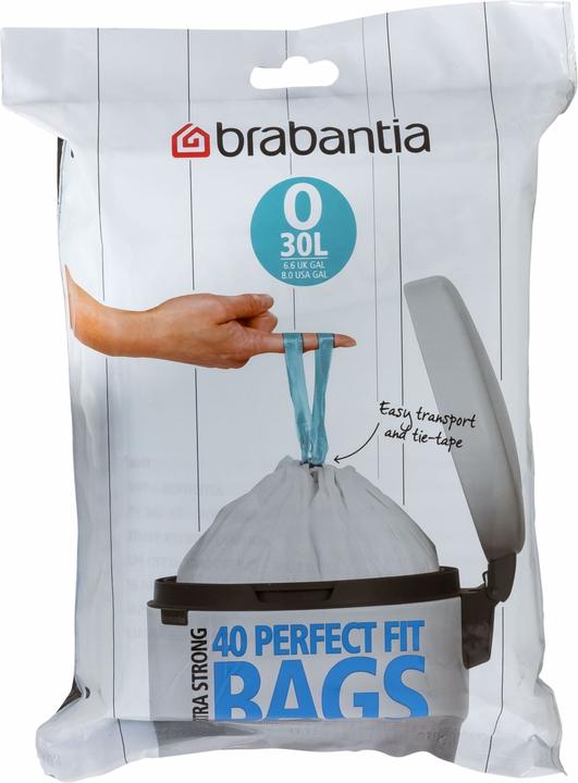 Immagine prodotto Brabantia PerfectFit cestino tipo O 30 L, 40 pezzi. (40 x, 30 l)
