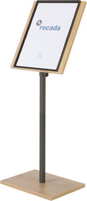 Actual product image Rocada Info display, DIN A3, 132x40x30cm, magnetic
