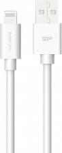 Produktbild Silicon Power USB Type-A to Lightning Cable LK15 MFi Apple, PVC, Baltas (1 m, USB 3.2 Gen 2)