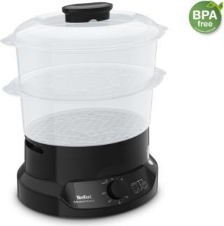 Actual product image Tefal Minicompact VC139810 steam cooker 2 basket(s) Freestanding Black