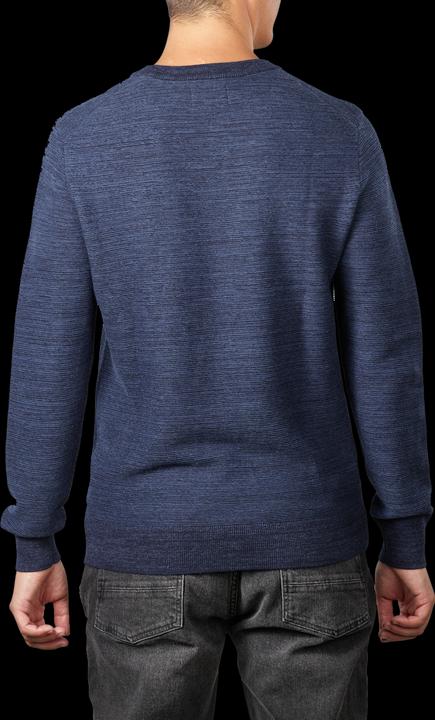 Produktbild GANT Two Tone Pullover Crew Neck Evening Blue (M)