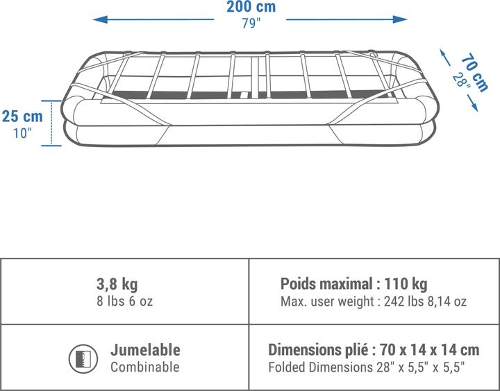 Produktbild Quechua Bed Air