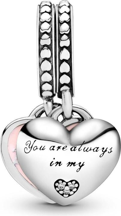 Actual product image Pandora Mother & daughter hearts (Sterling silver 925, Enamel)