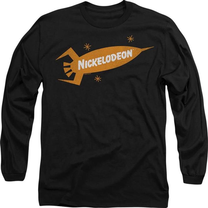 Actual product image Nickelodeon Unisex Adult Retro Rocket Logo T-Shirt (XL)