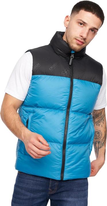Actual product image Crosshatch Mens Demerley Contrast Panel Gilet (L)
