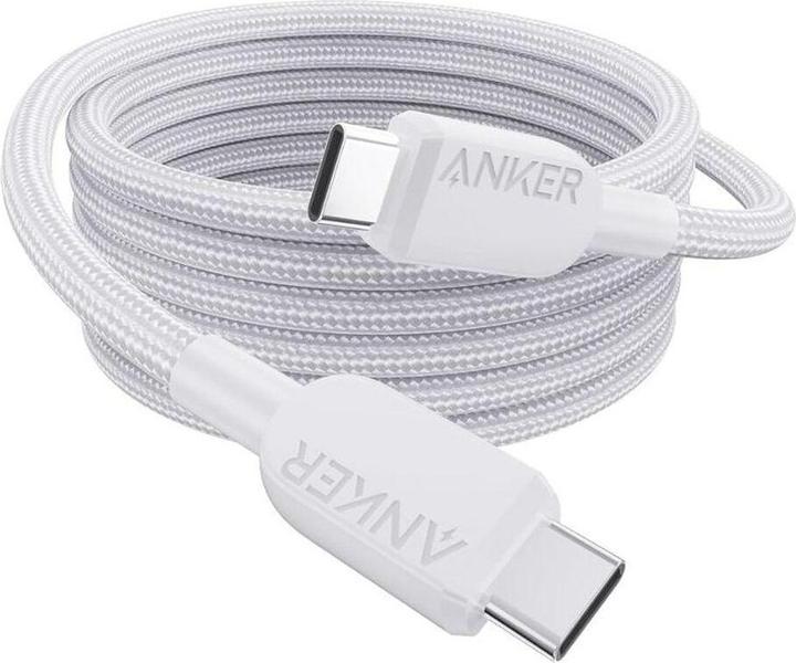 Image du produit Anker Câble 240W USB-C do USB-C 1.8m biały (1.80 m, USB 3.1)