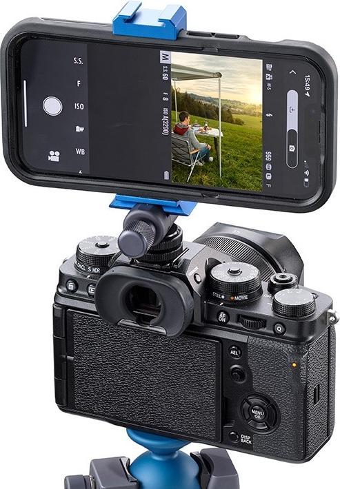 Actual product image Novoflex Universal smartphone clamp 1/4 thread (Tripod smartphone holder)