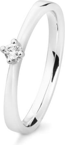 Actual product image Breuning RING - 4-piece prong setting (56, 750/18 K Gold)