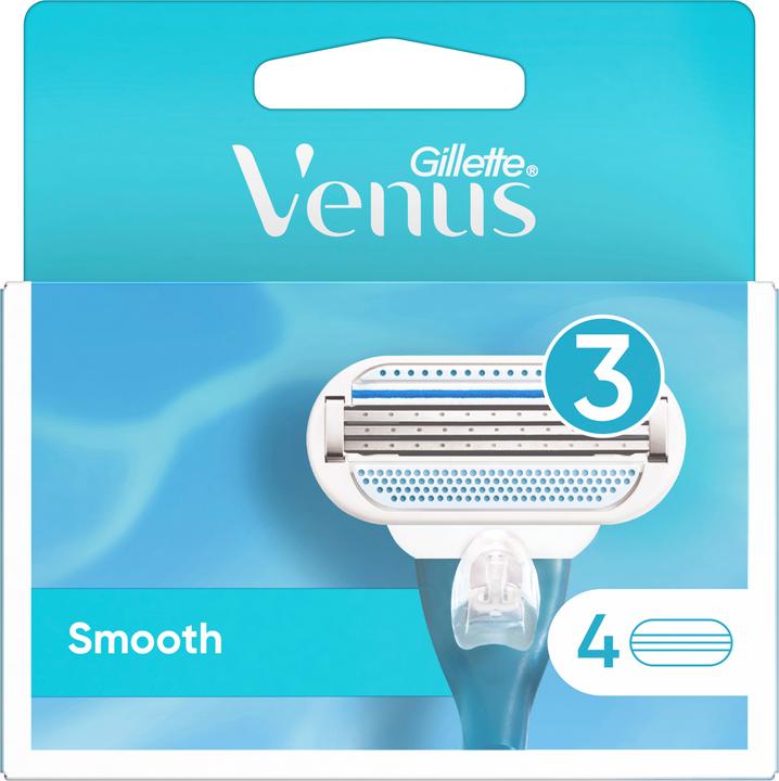Gillette Venus Venus Smooth Klingen (4 Rasierklingen) (4 x)