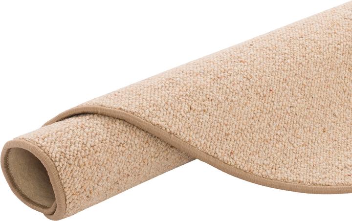 Produktbild Berber Natur Teppich Wolle Rund (100 x 100 cm)