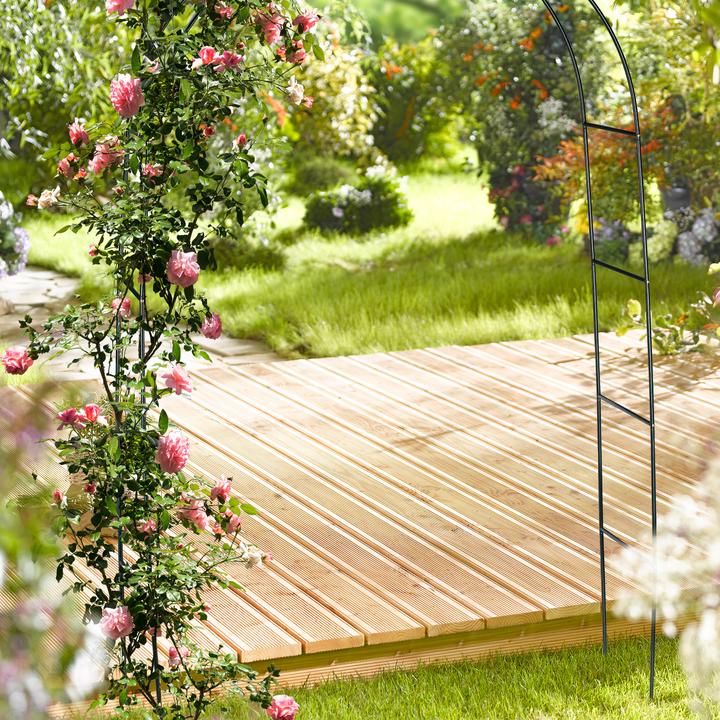 Image du produit Relaxdays Treillis en arc de cercle (38 cm, 140 cm)
