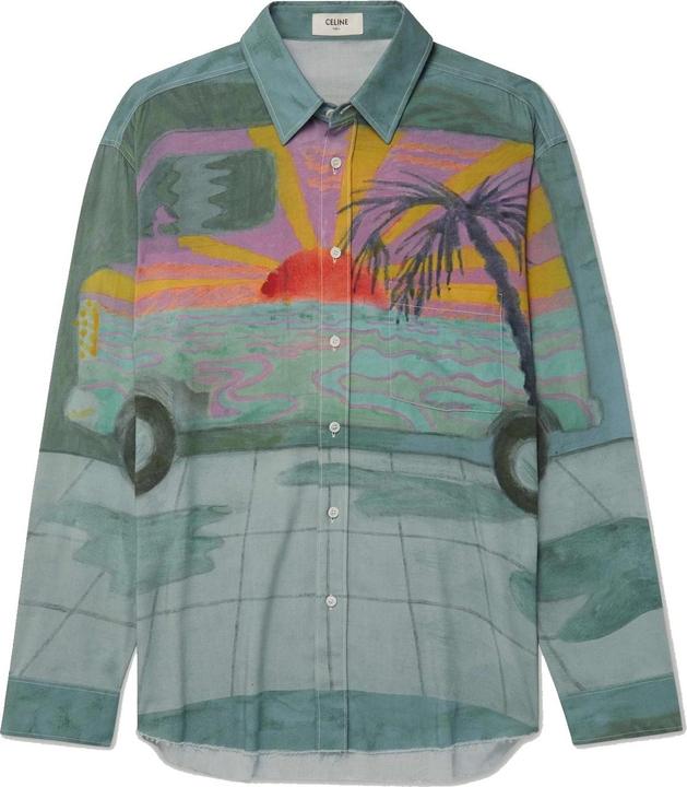 Celine Printed Shirt (40)