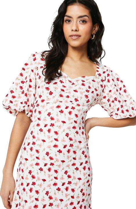 Produktbild Dorothy Perkins Midikleid Geraffte Front Puffärmel (42 D)